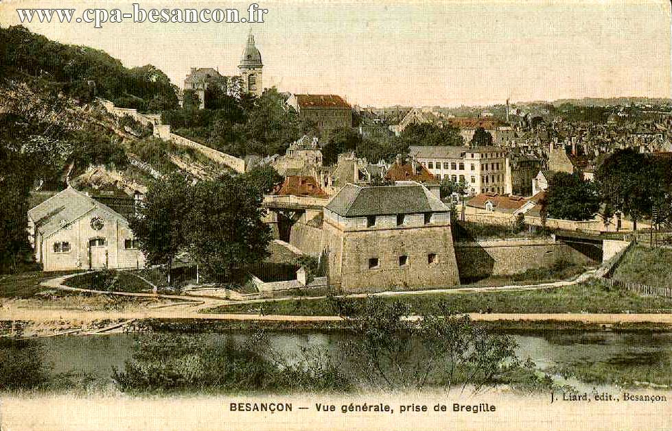 BESANÇON - Vue générale, prise de Bregille